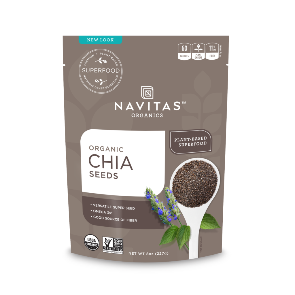 Navitas Organics Chia Seeds
 الالياف