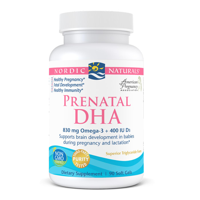 كبسولات نورديك ناتشورال فيتامينات ما قبل الحمل مع DHA